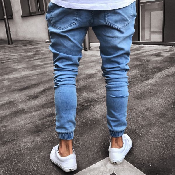 Jeans Slim fit Athletic Taper Explosive Fashion Light Blue Skinny