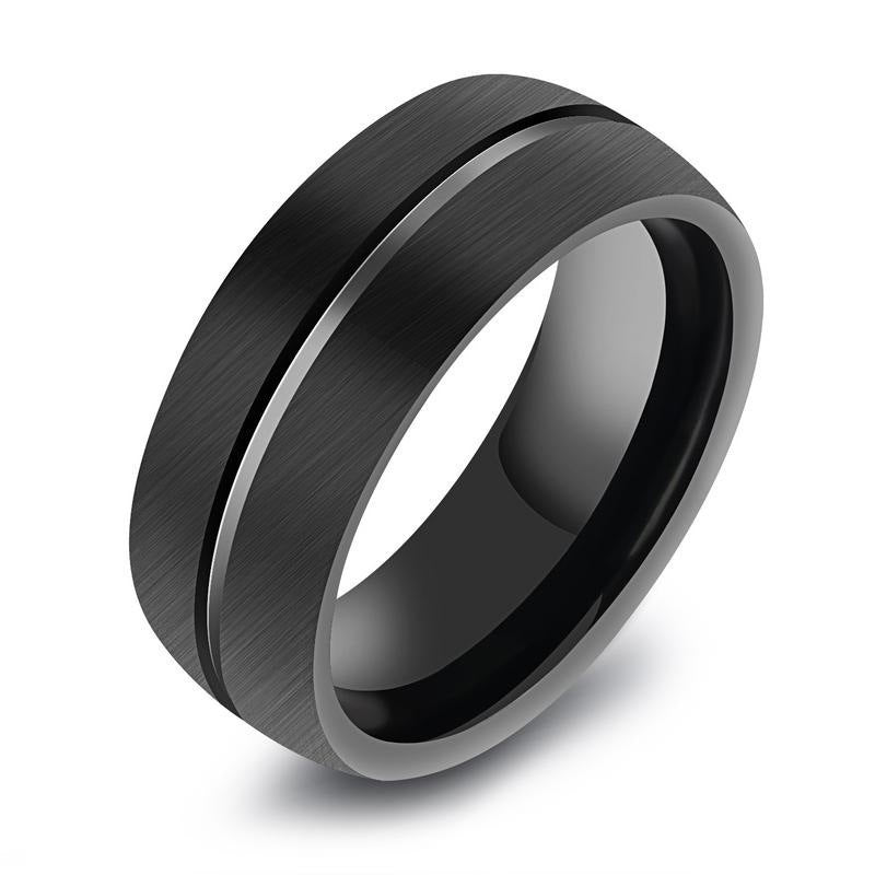 Black Tungsten Ring