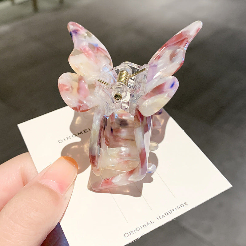 Hair Clip Female Korean Ins Back Head Color Butterfly Catch Clip Super Fairy Girl Hair Clip Sweet Hair Catching Girl
