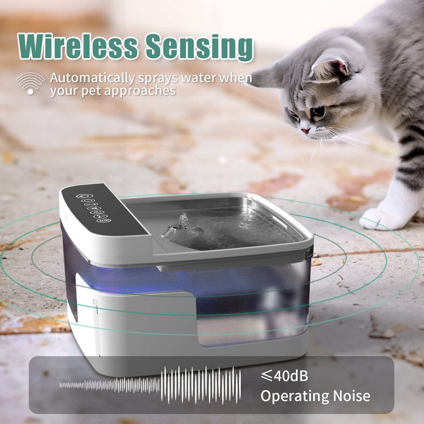 Automatic Clean Water Fountain For Pets