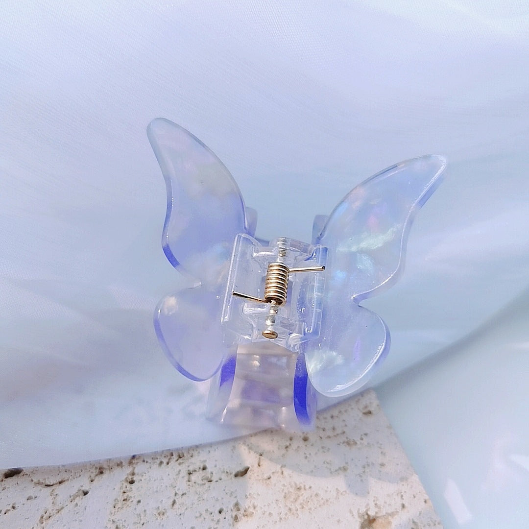 Hair Clip Female Korean Ins Back Head Color Butterfly Catch Clip Super Fairy Girl Hair Clip Sweet Hair Catching Girl