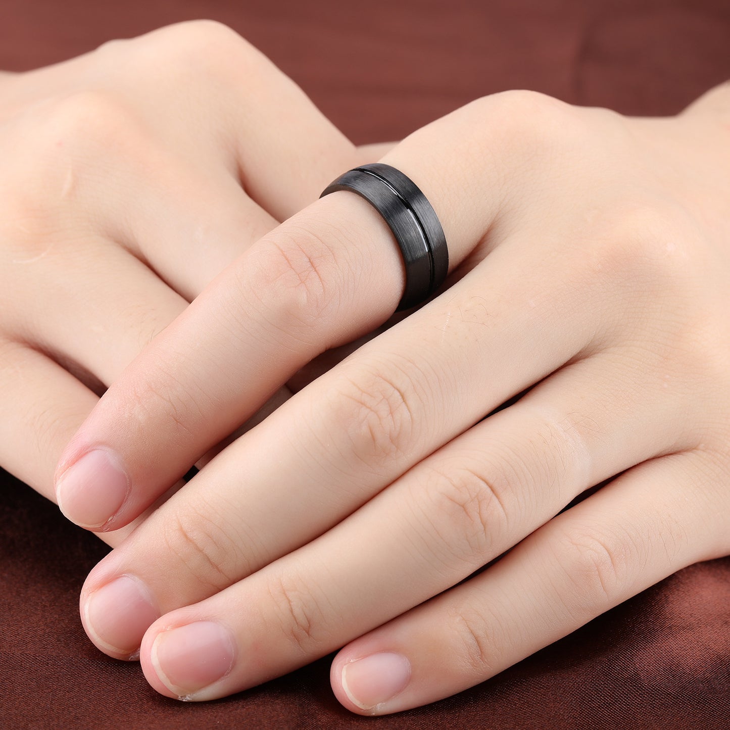 Black Tungsten Ring