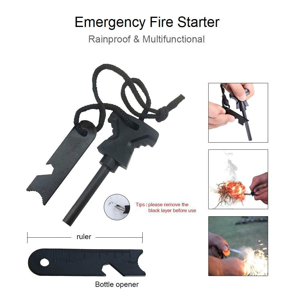 Adventure Survival Tool Suit Multi-functional Field Survival First Aid.
