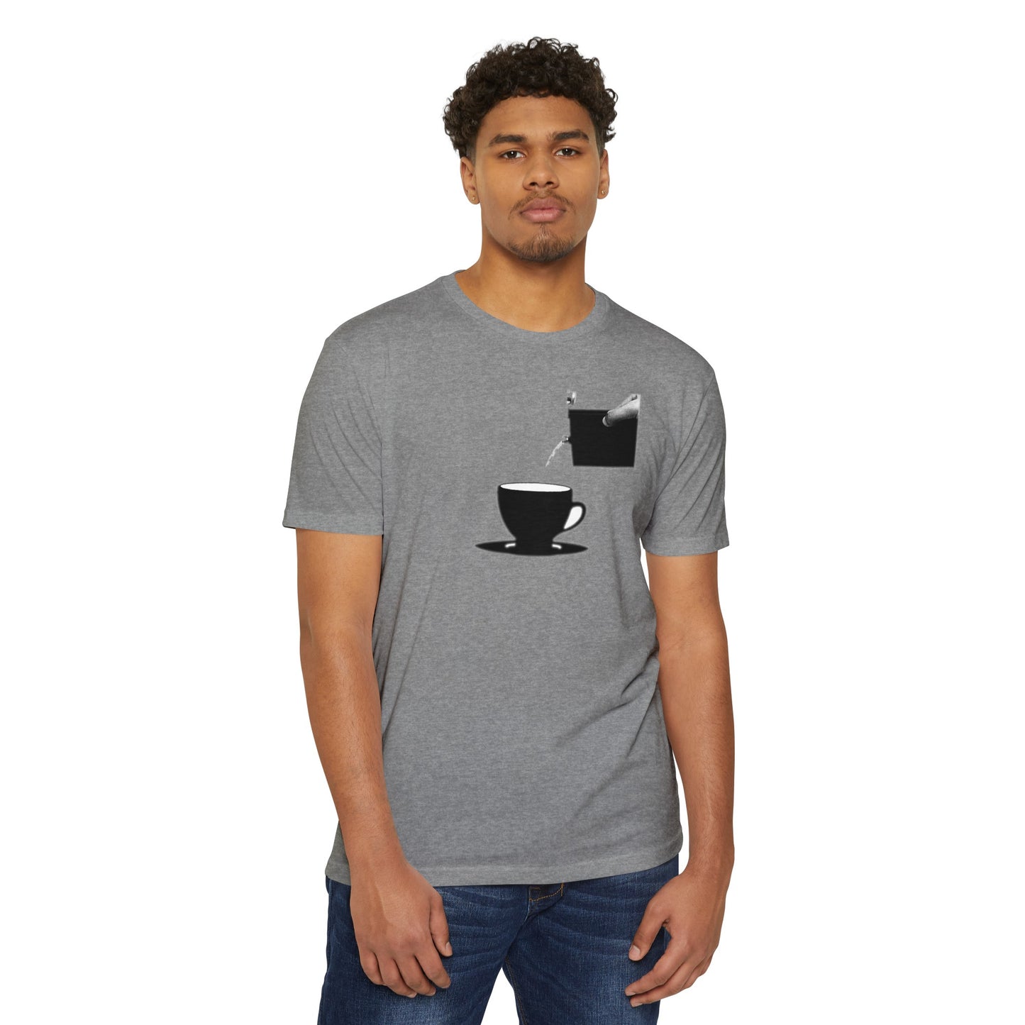 COFFEE AND WHISKEY IN MY VEINS Jersey T-shirt