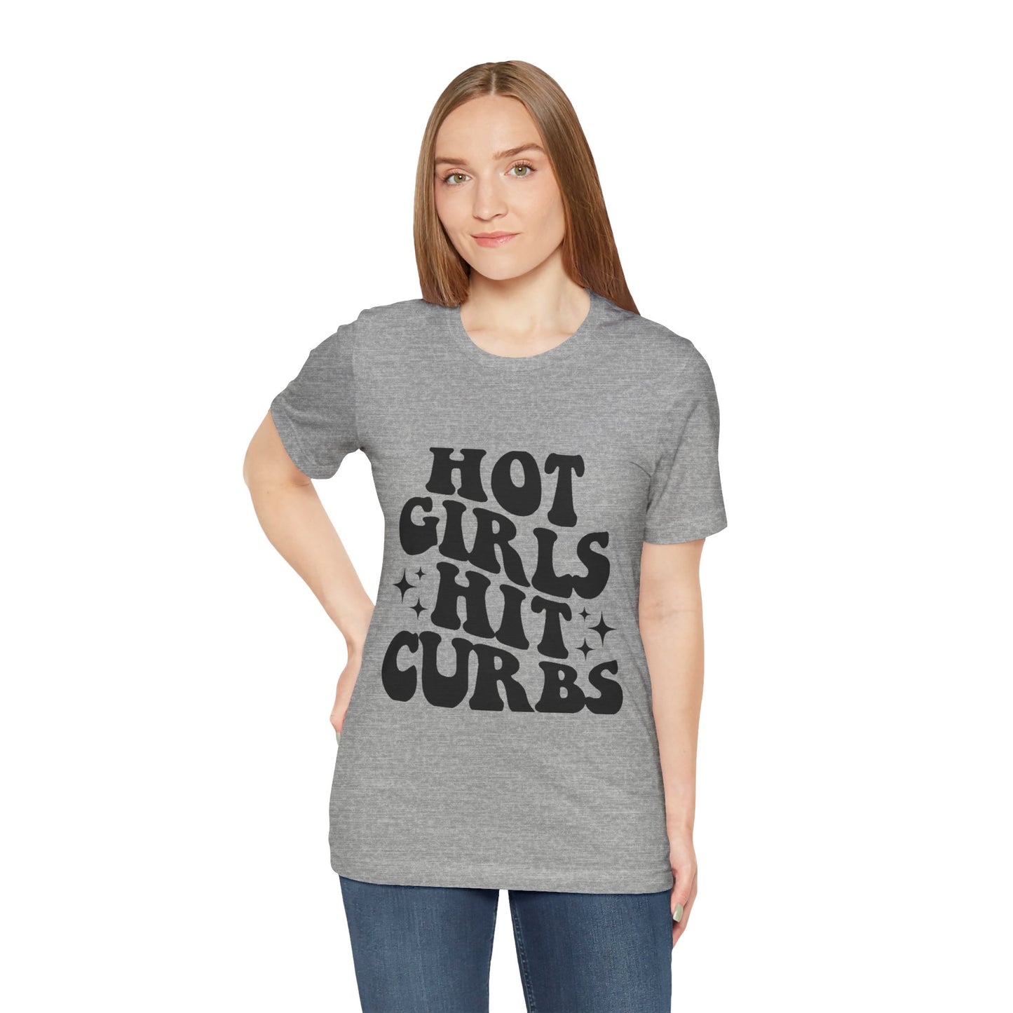 Hot Girls Hit Curbs Short Sleeve Tee