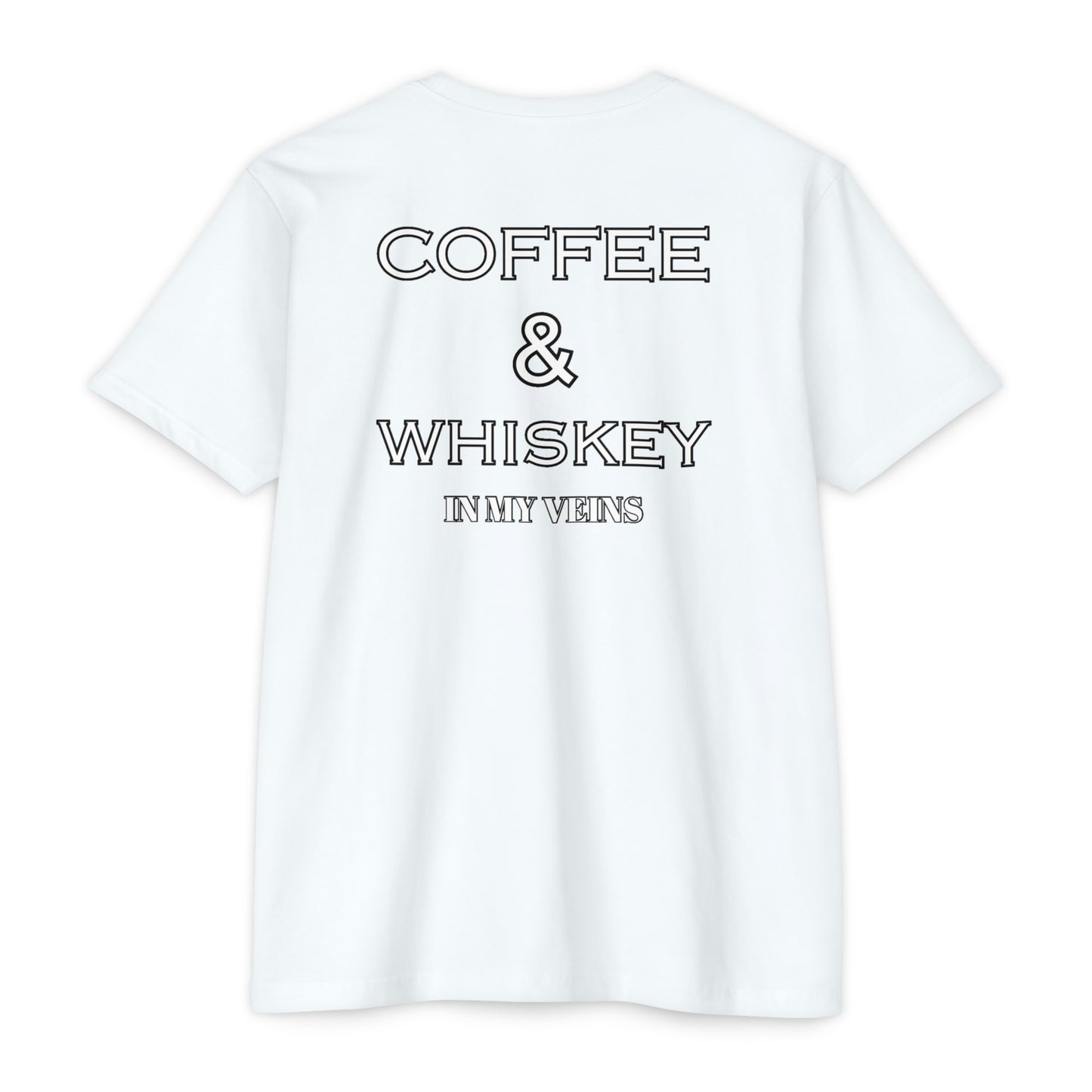 COFFEE AND WHISKEY IN MY VEINS COLORED Jersey T-shirt