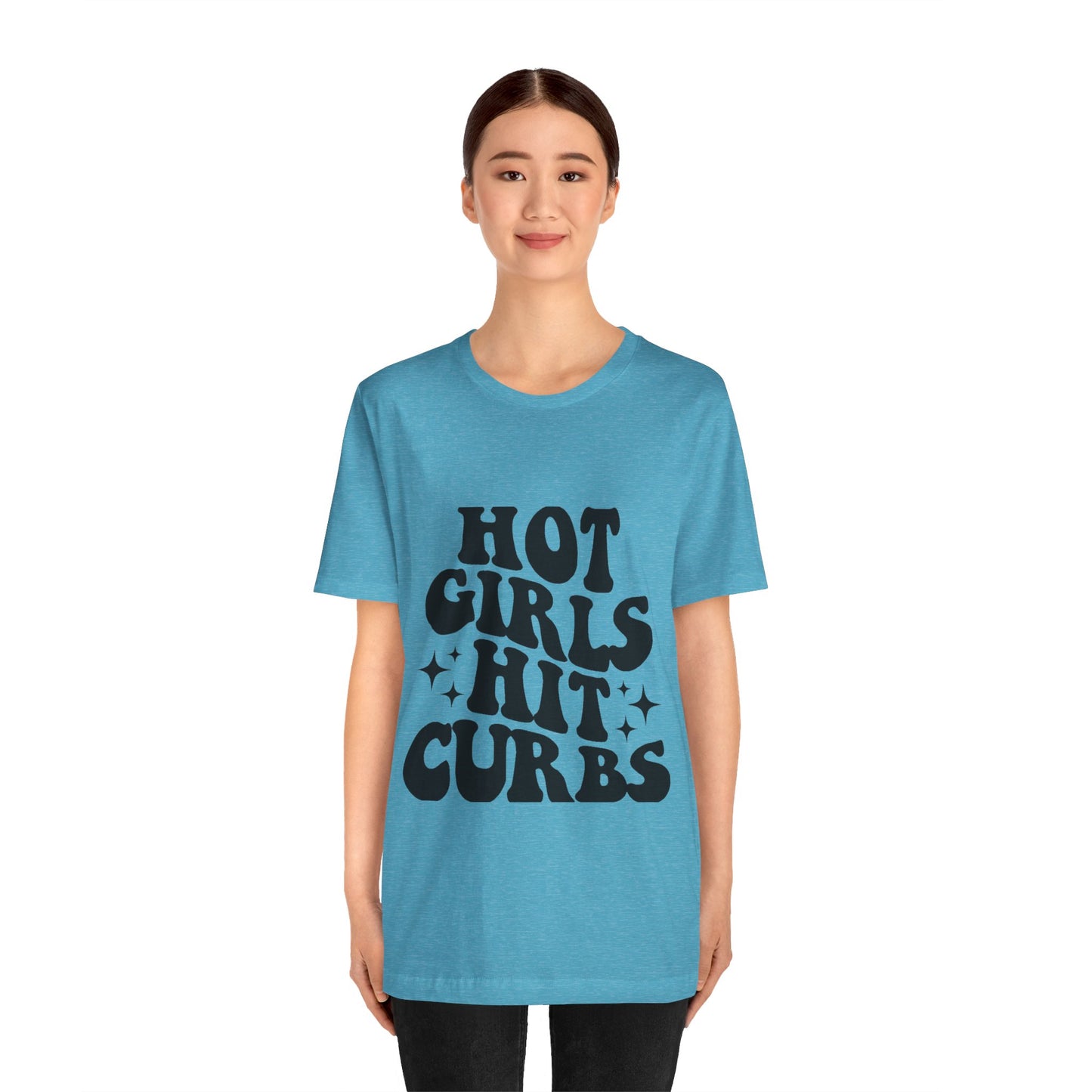 Hot Girls Hit Curbs Short Sleeve Tee