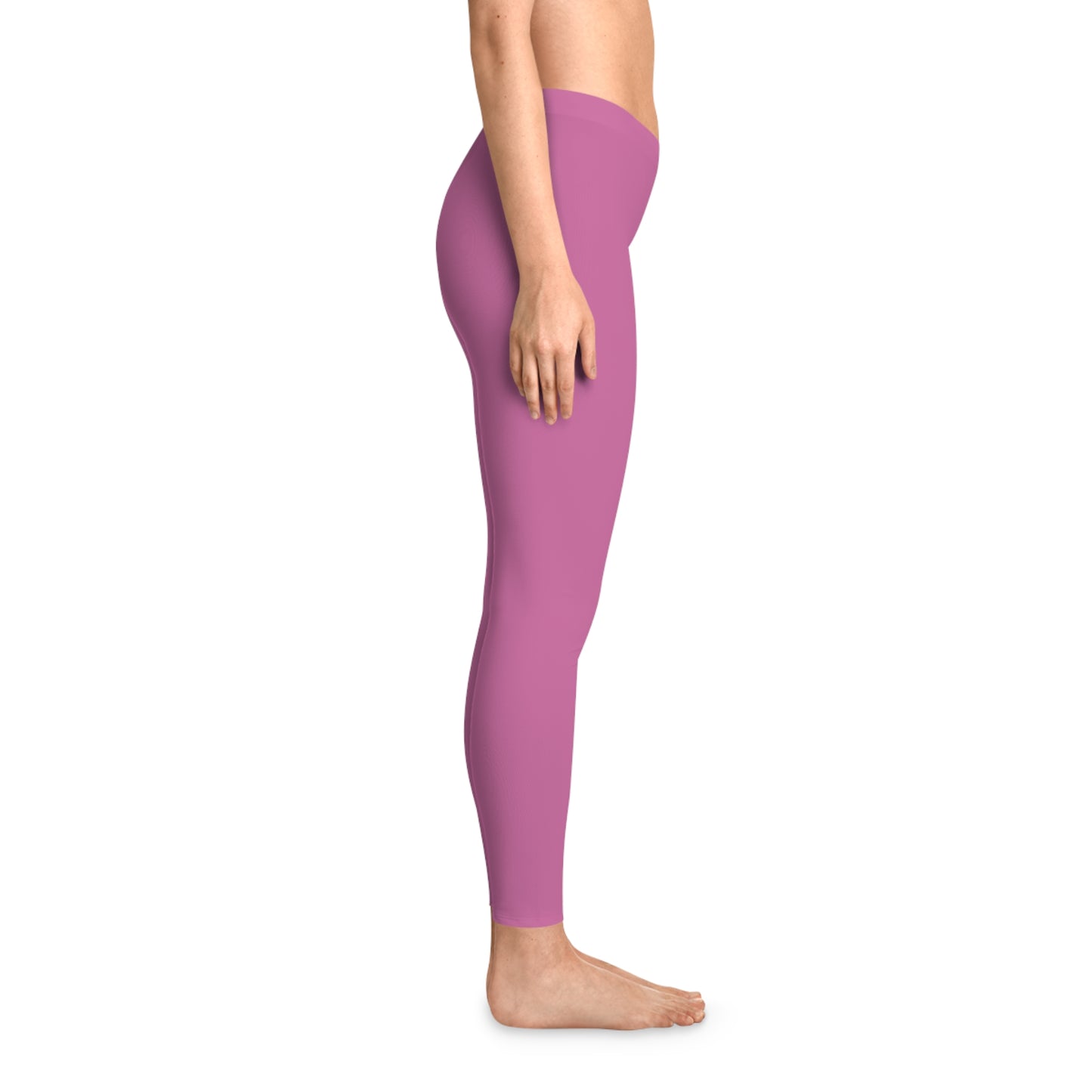 Pink Stretchy Leggings (AOP)