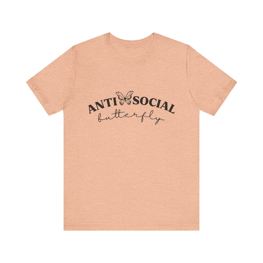 Antisocial Butterfly Short Sleeve Tee