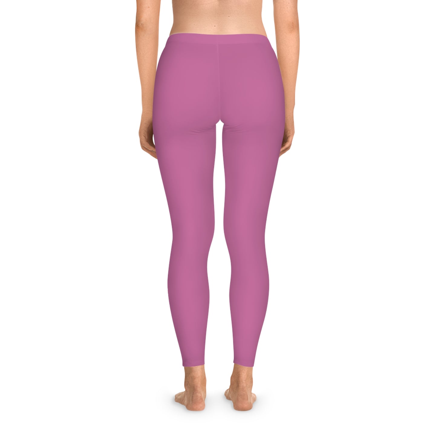 Pink Stretchy Leggings (AOP)