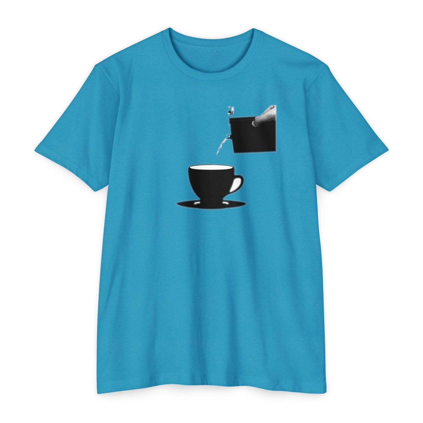 COFFEE AND WHISKEY IN MY VEINS COLORED Jersey T-shirt