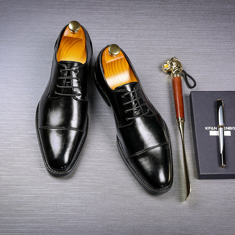 British style business shoes for men