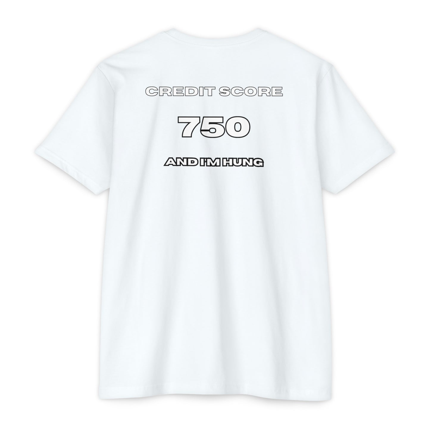 750 CREDIT SCORE FITTED Jersey T-shirt