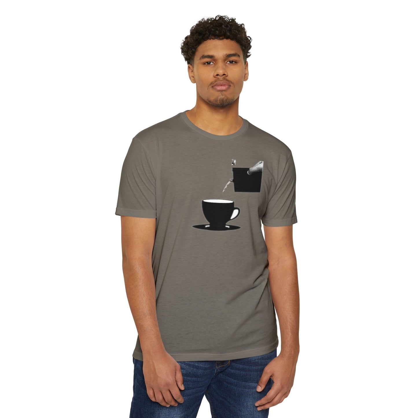 COFFEE AND WHISKEY IN MY VEINS COLORED Jersey T-shirt