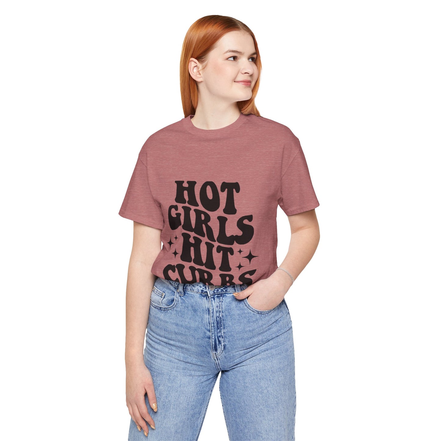 Hot Girls Hit Curbs Short Sleeve Tee