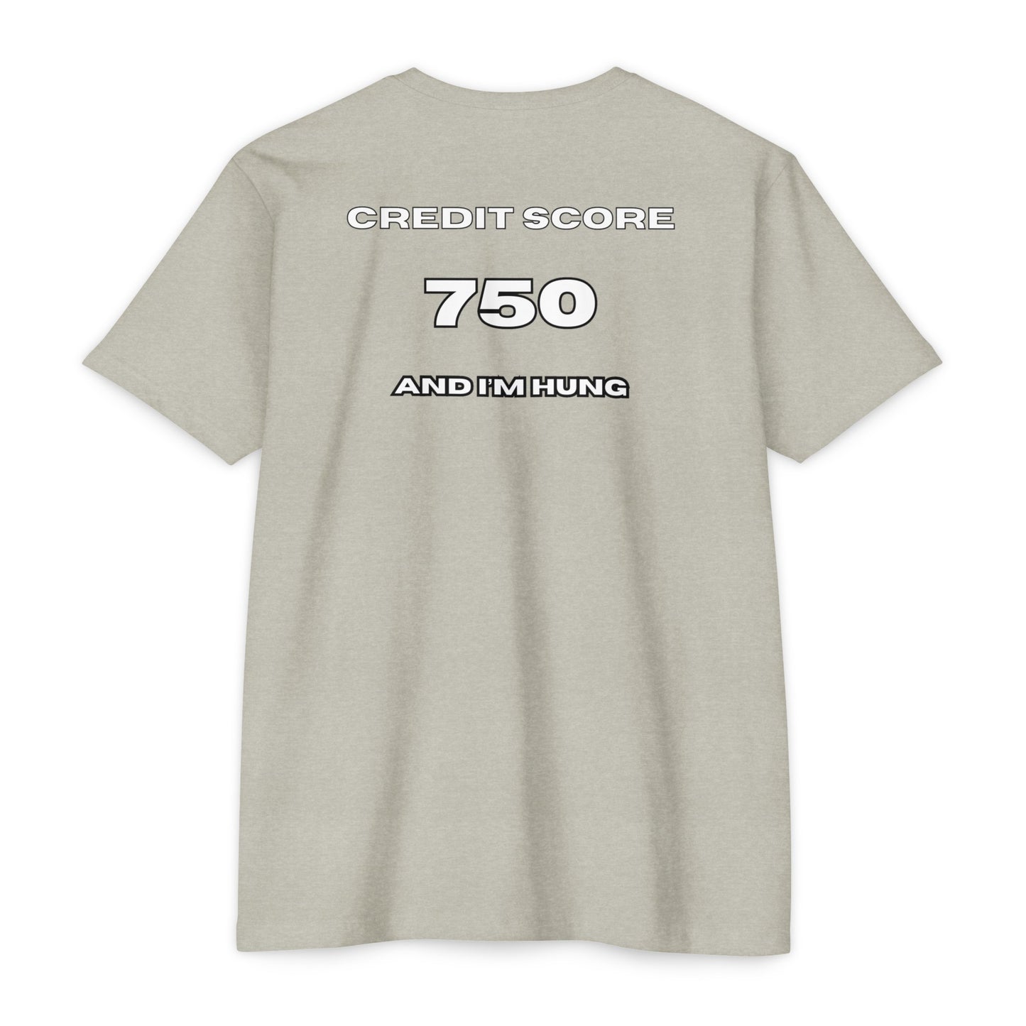 750 CREDIT SCORE FITTED Jersey T-shirt