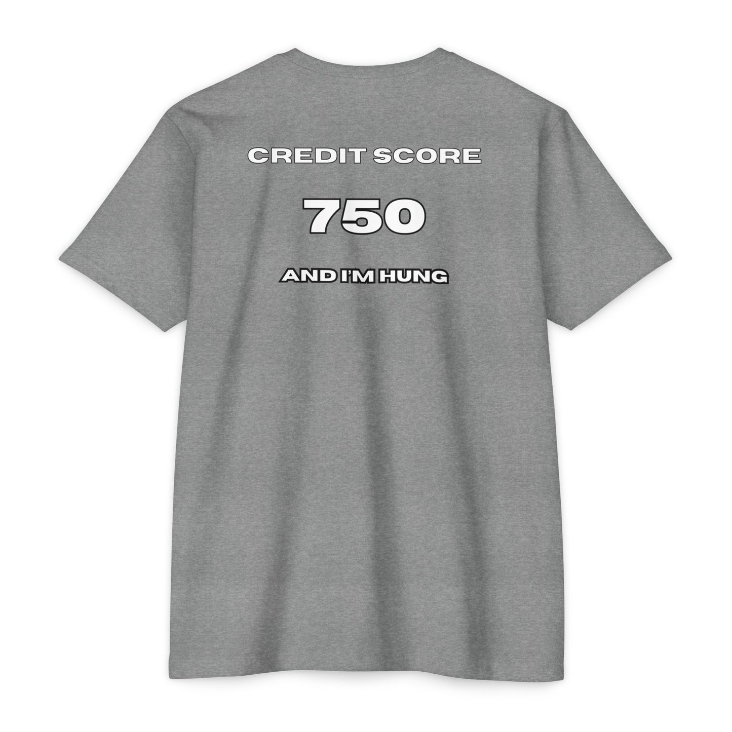 750 CREDIT SCORE FITTED Jersey T-shirt