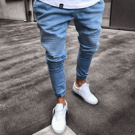 Jeans Slim fit Athletic Taper Explosive Fashion Light Blue Skinny