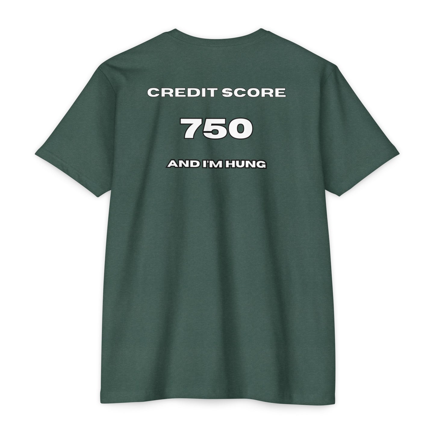 750 CREDIT SCORE FITTED Jersey T-shirt