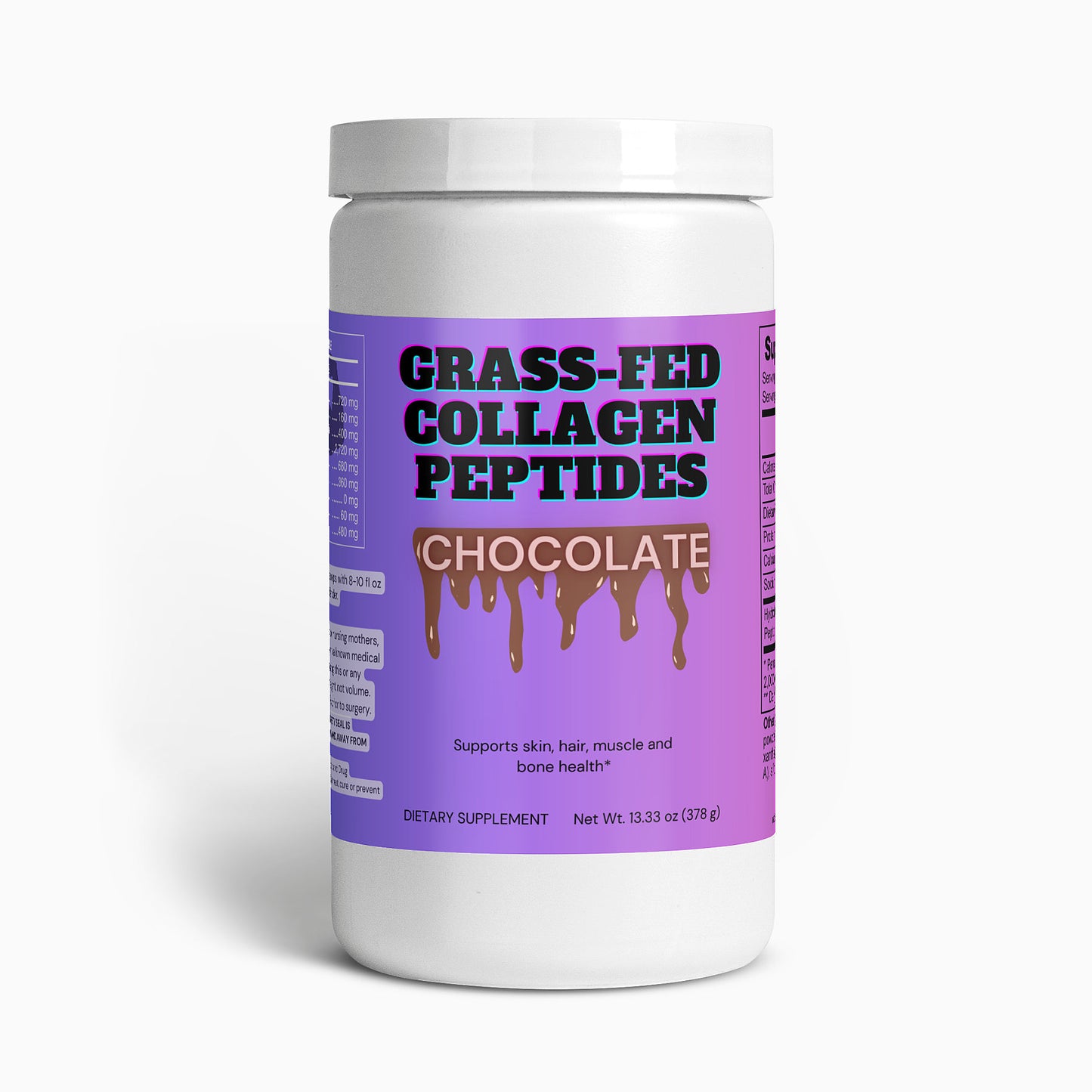 Grass-Fed Collagen Peptides Powder (Chocolate)