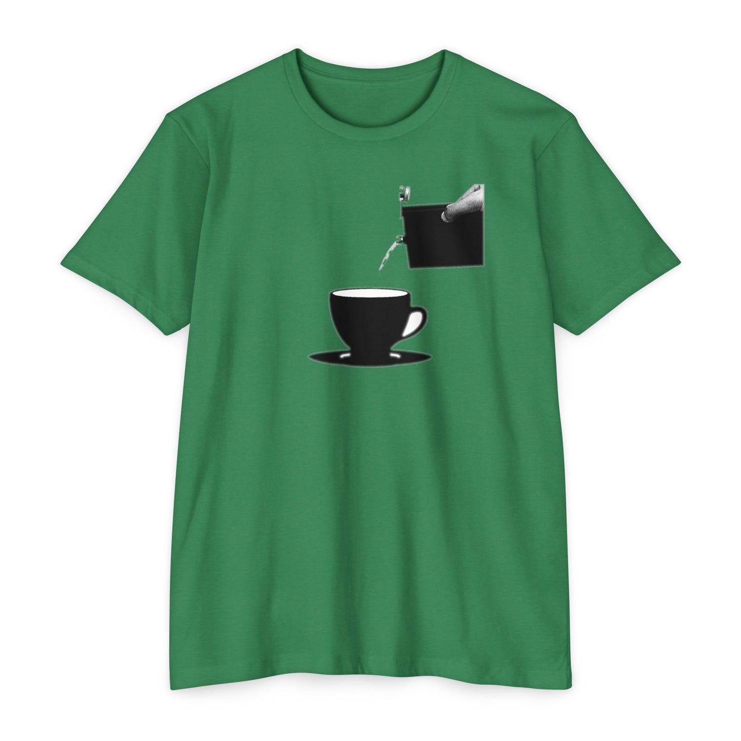 COFFEE AND WHISKEY IN MY VEINS COLORED Jersey T-shirt