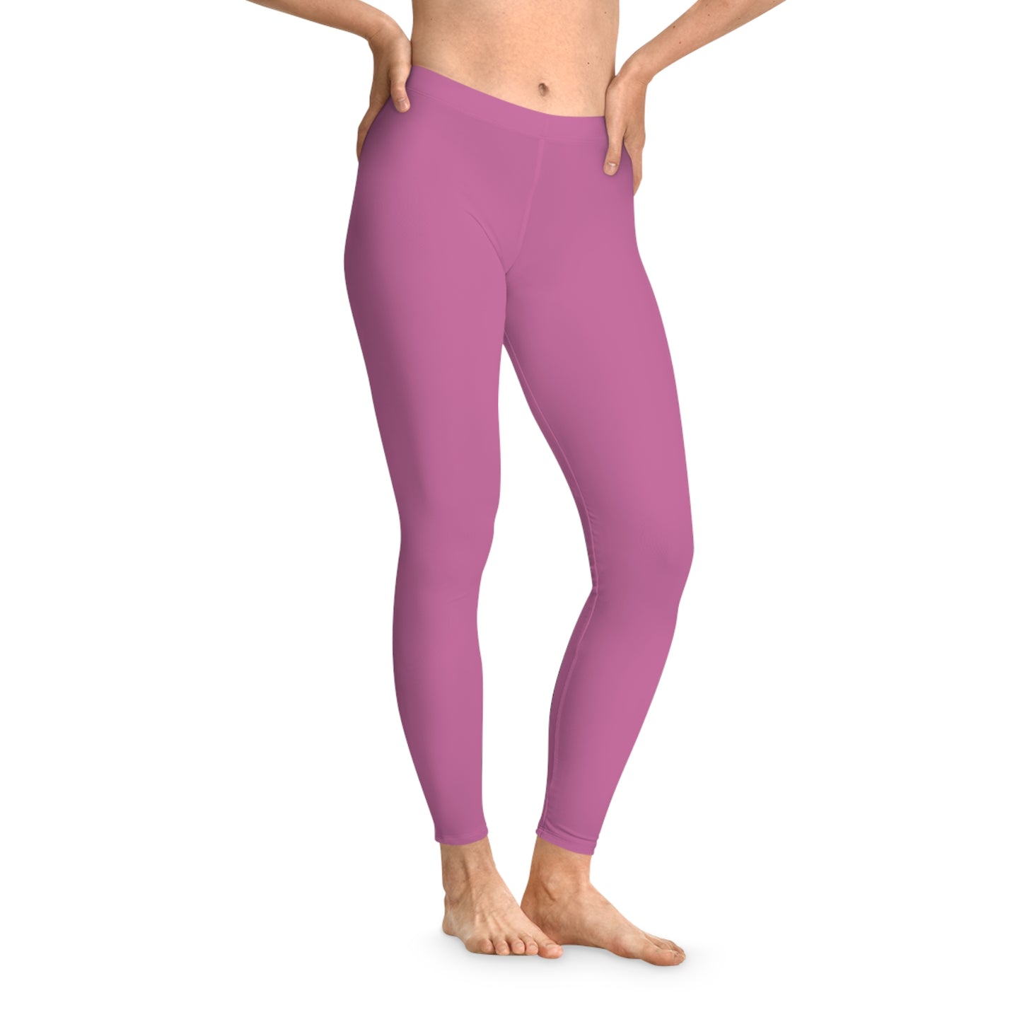 Pink Stretchy Leggings (AOP)