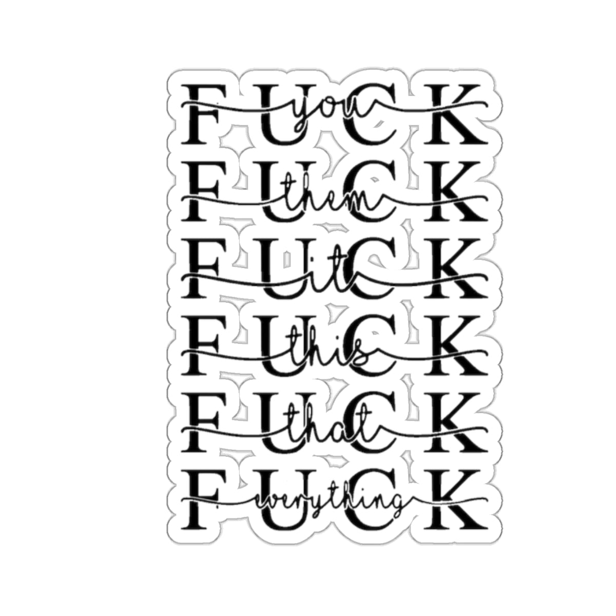 FUCK Stickers