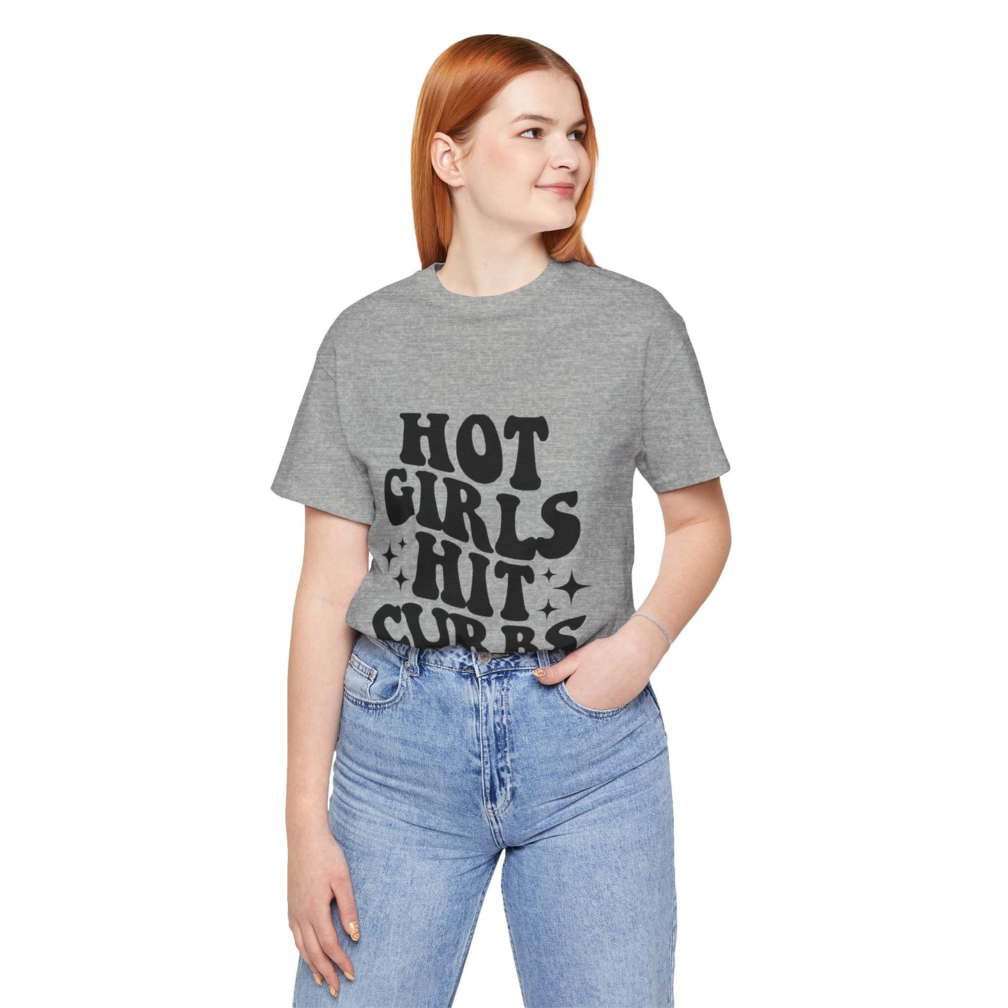 Hot Girls Hit Curbs Short Sleeve Tee