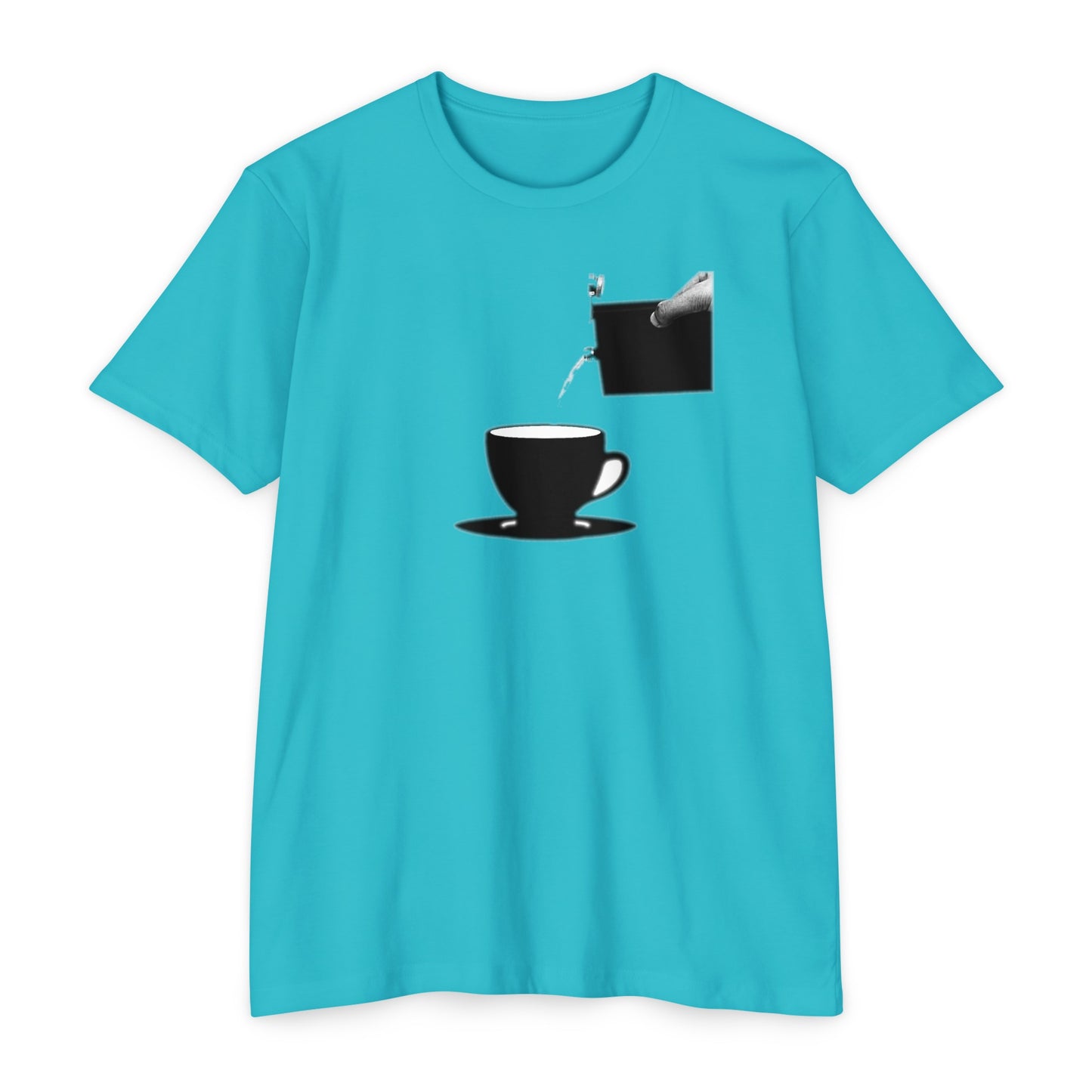 COFFEE AND WHISKEY IN MY VEINS COLORED Jersey T-shirt