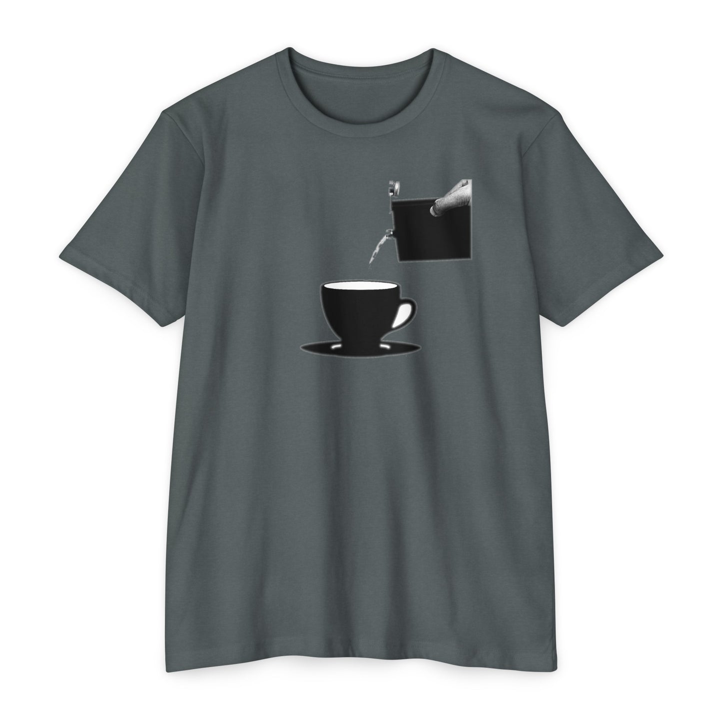 COFFEE AND WHISKEY IN MY VEINS COLORED Jersey T-shirt