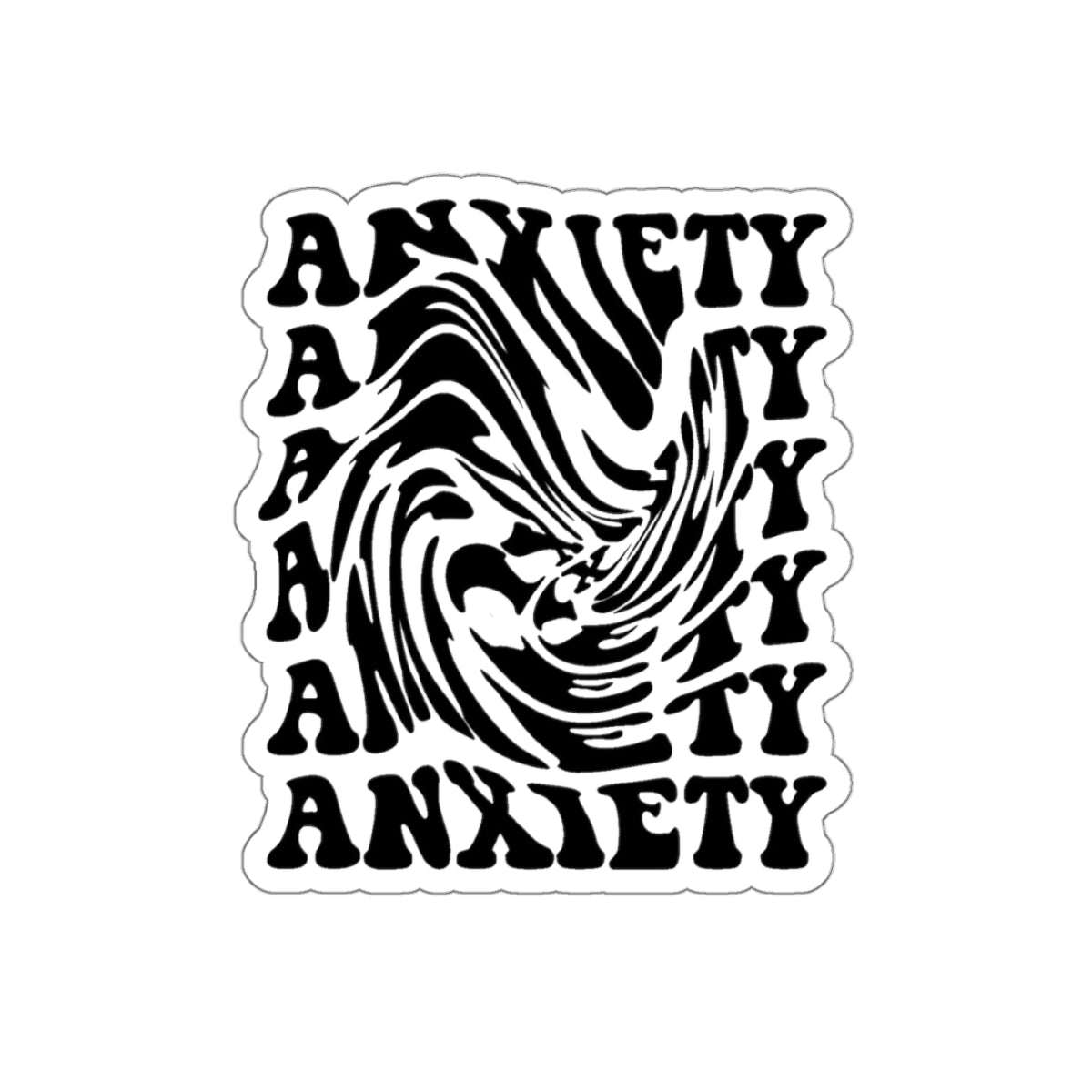 Anxiety Spiral Stickers