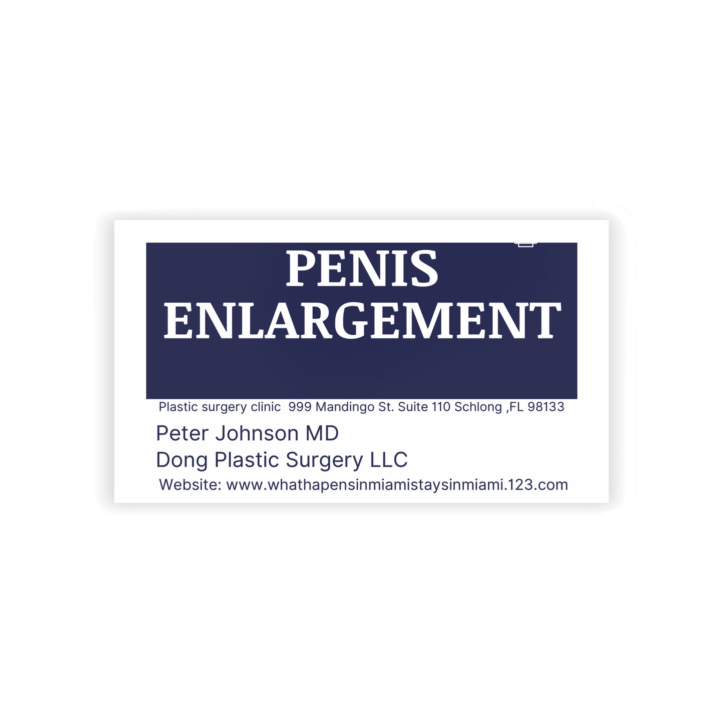 Prank Enlargement Cards