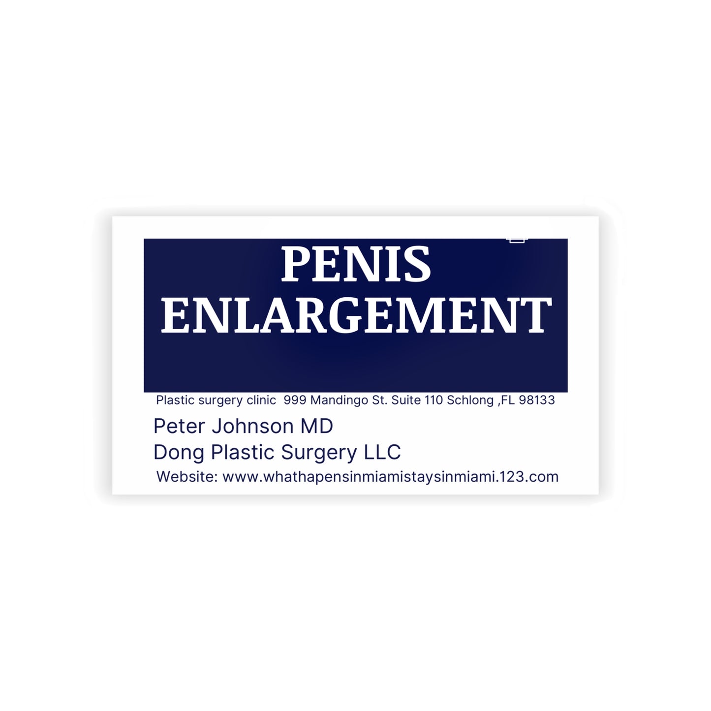 Prank Enlargement Cards