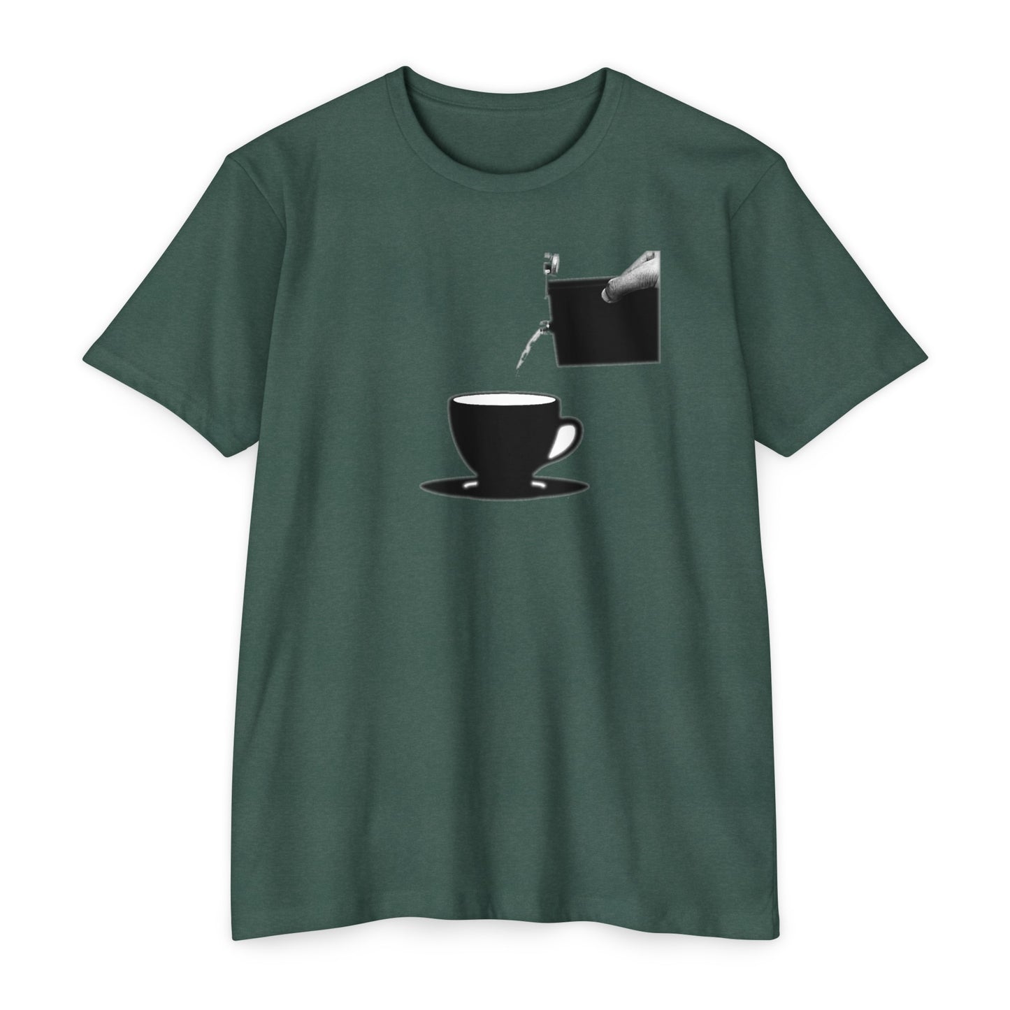 COFFEE AND WHISKEY IN MY VEINS COLORED Jersey T-shirt