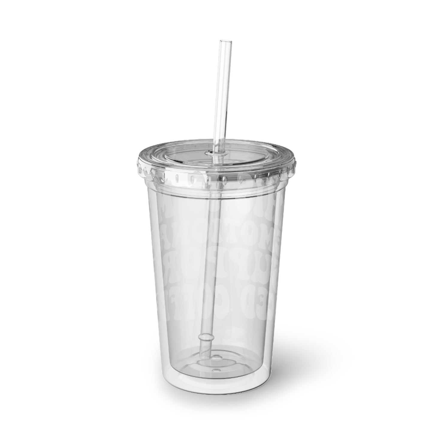 Emotional Support Iced Coffee Acrylic Cup