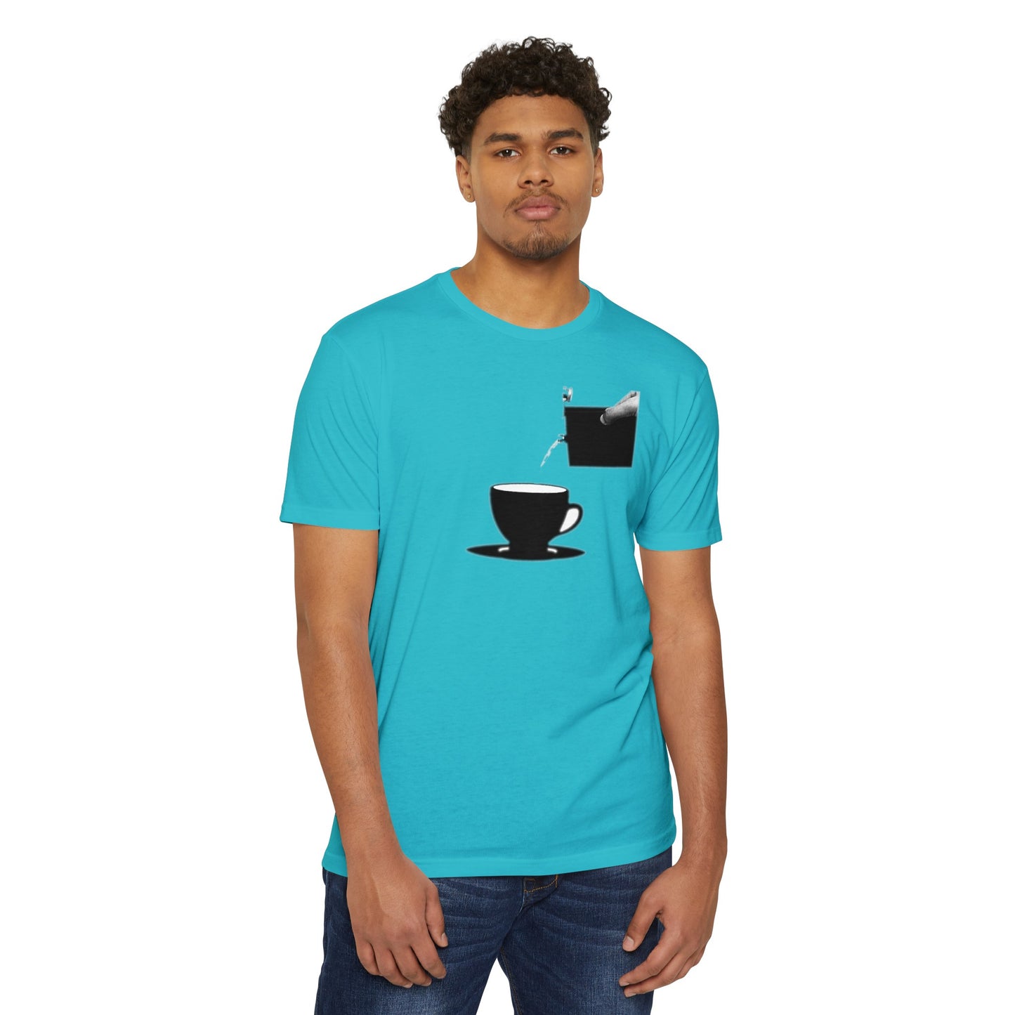 COFFEE AND WHISKEY IN MY VEINS COLORED Jersey T-shirt