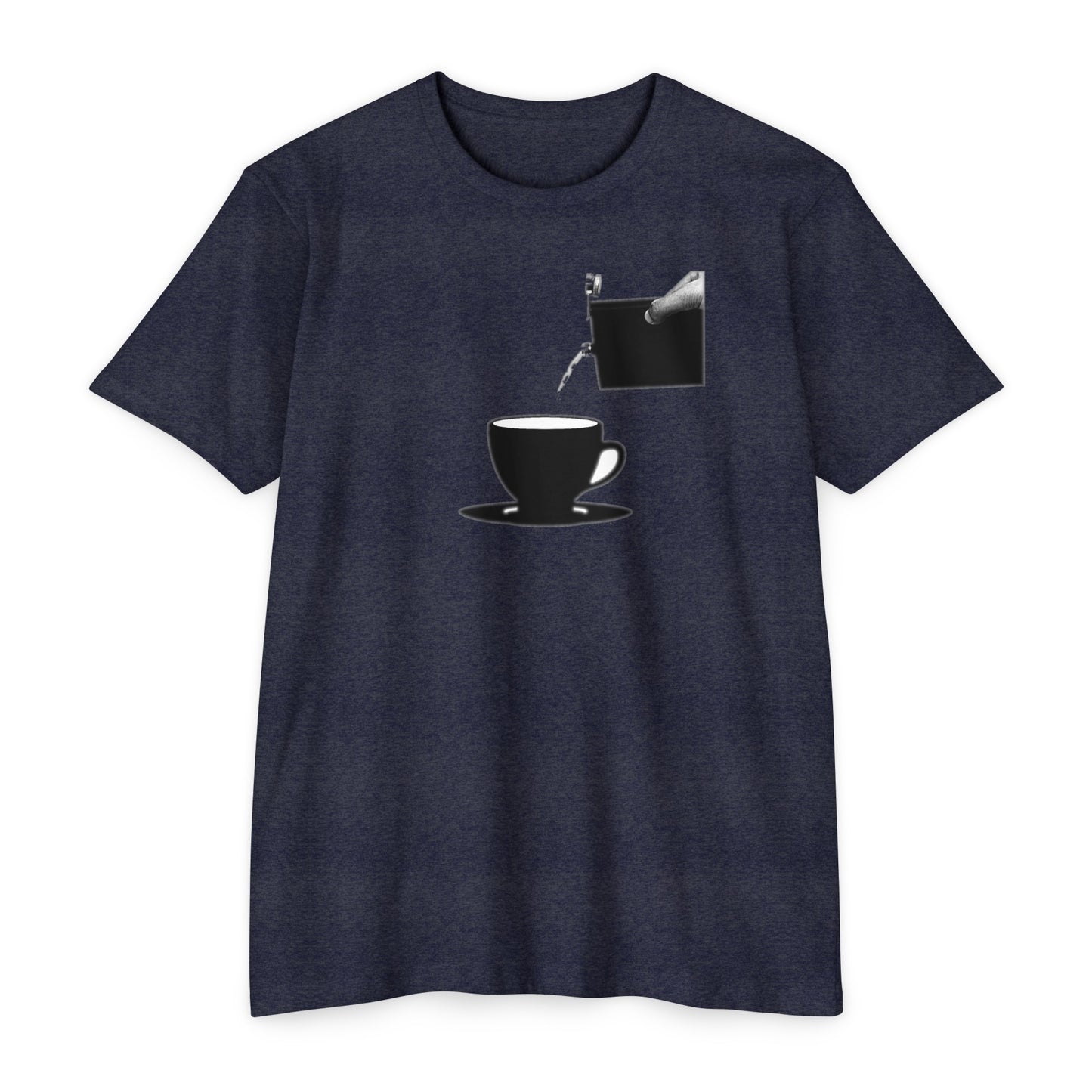 COFFEE AND WHISKEY IN MY VEINS Jersey T-shirt