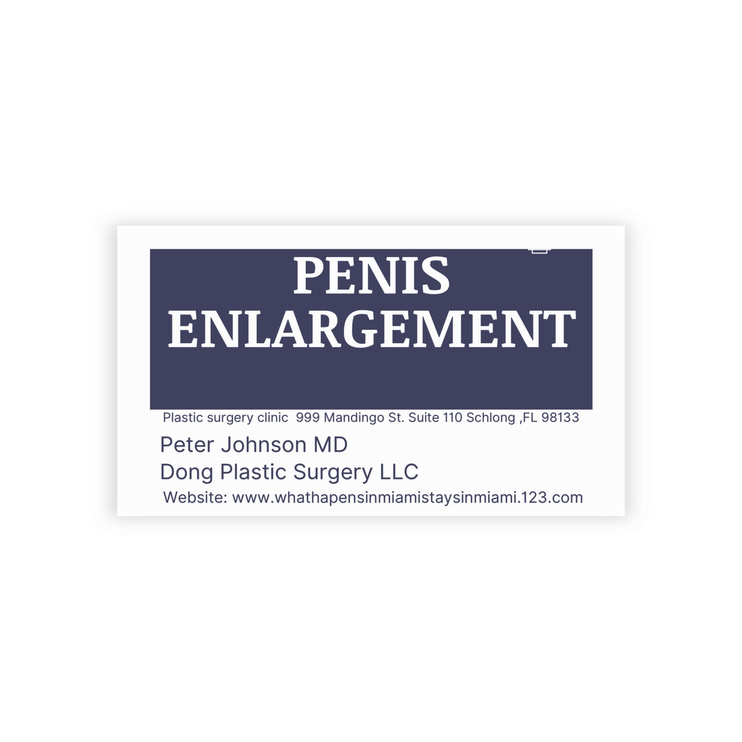 Prank Enlargement Cards