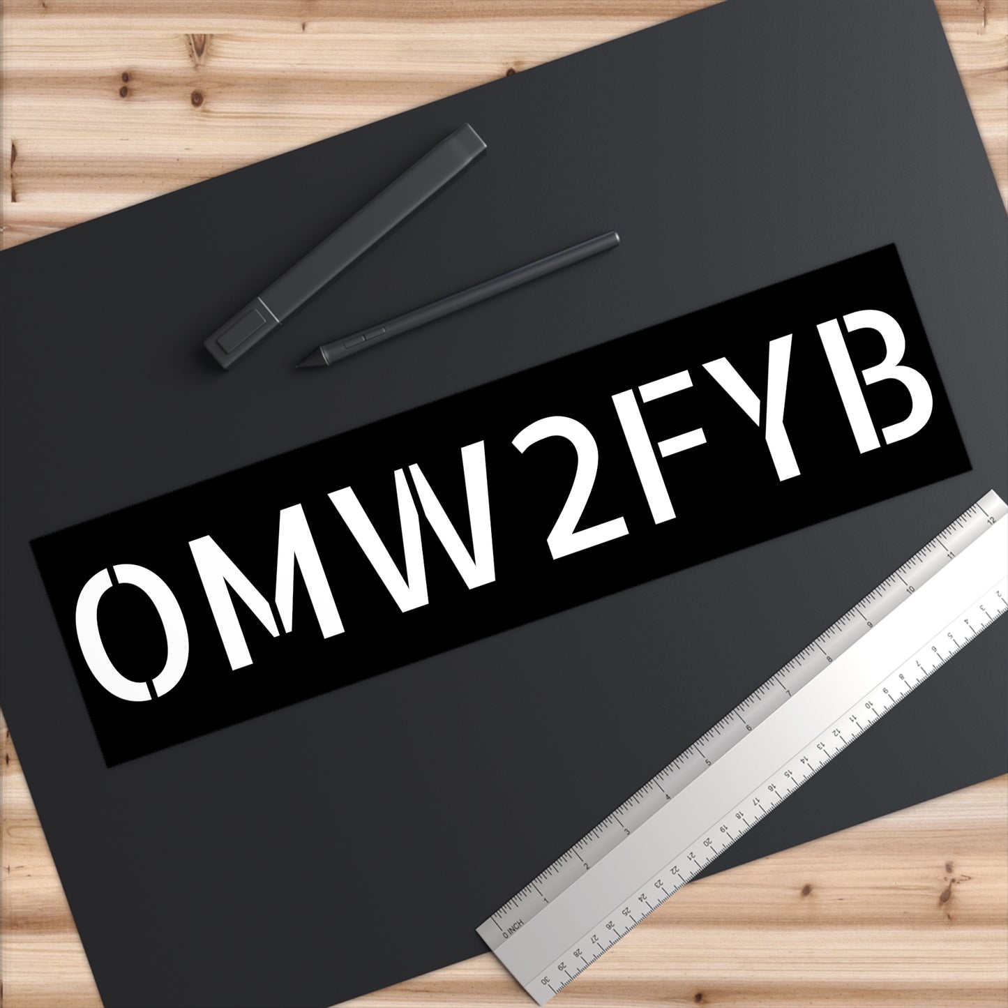 OMW2FYB Bumper Sticker