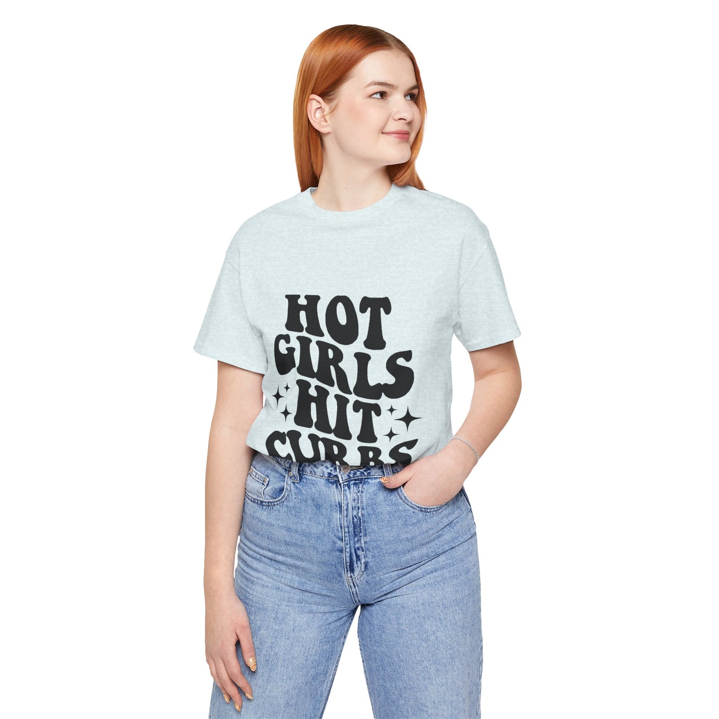 Hot Girls Hit Curbs Short Sleeve Tee