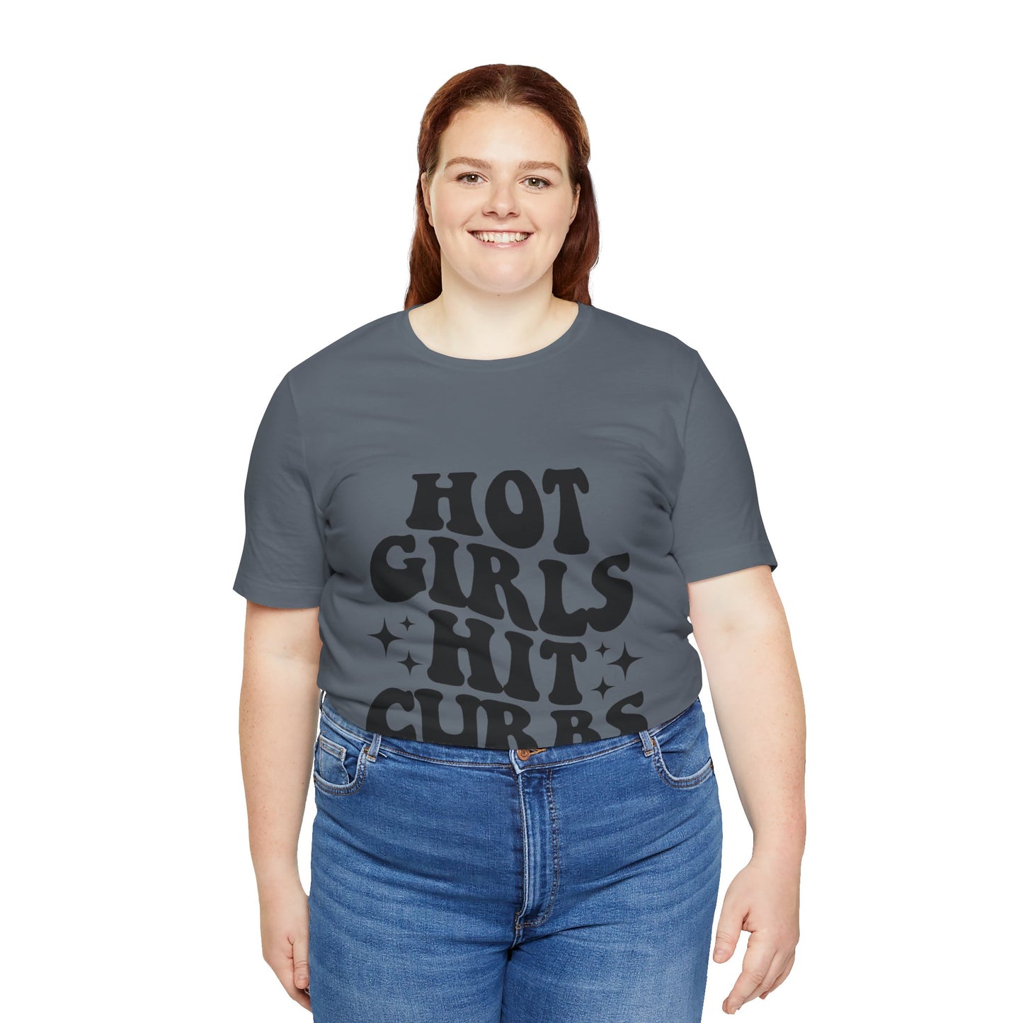 Hot Girls Hit Curbs Short Sleeve Tee