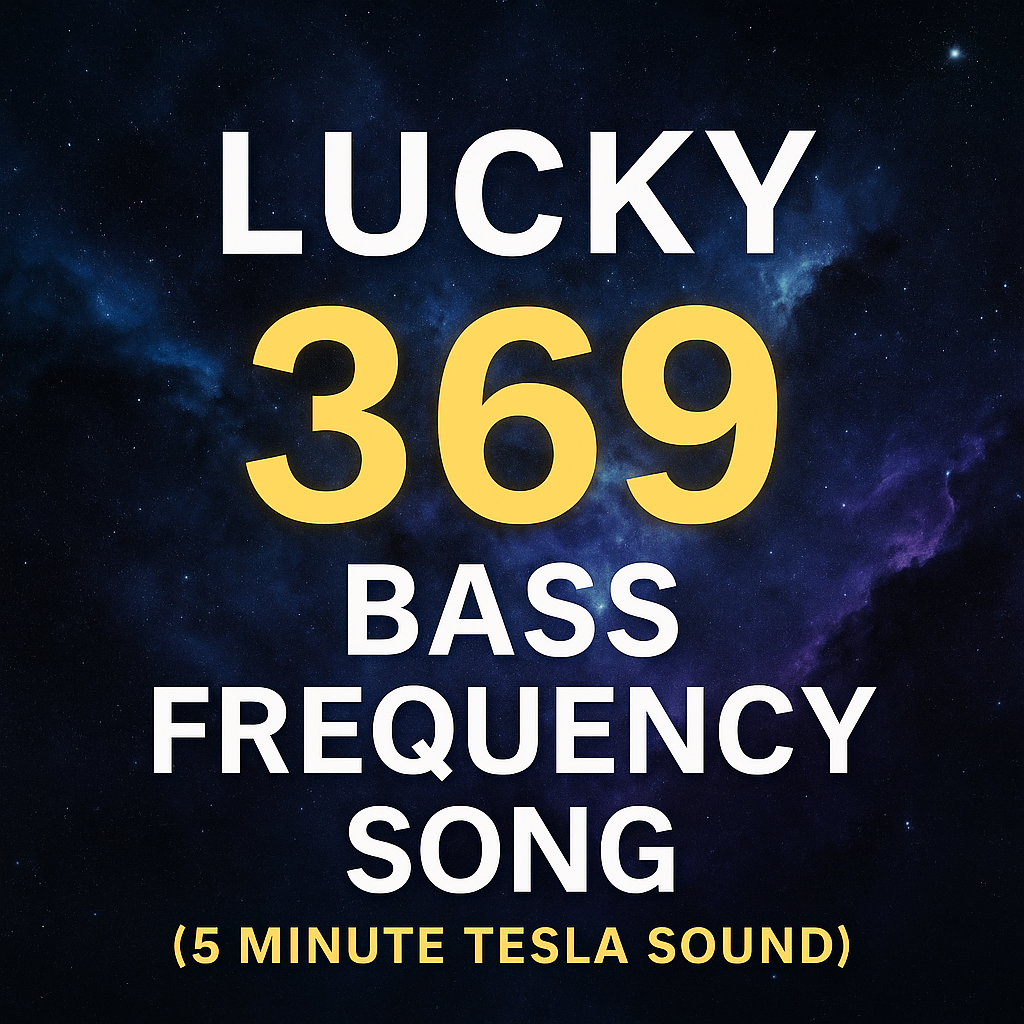 Lucky Manifestation 369 Bass Frequency Song (5 Minute Tesla Sound)