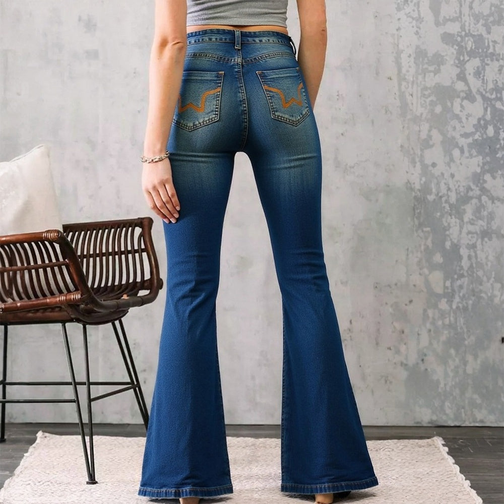 Women's High-Waist Heart Cut-out Jeans, Wide-Leg Full-Length Jeans With A Y2K Sweetheart Side Cut-out, Vintage-Wash Denim For All Seasons Forbidden Platform - Temu